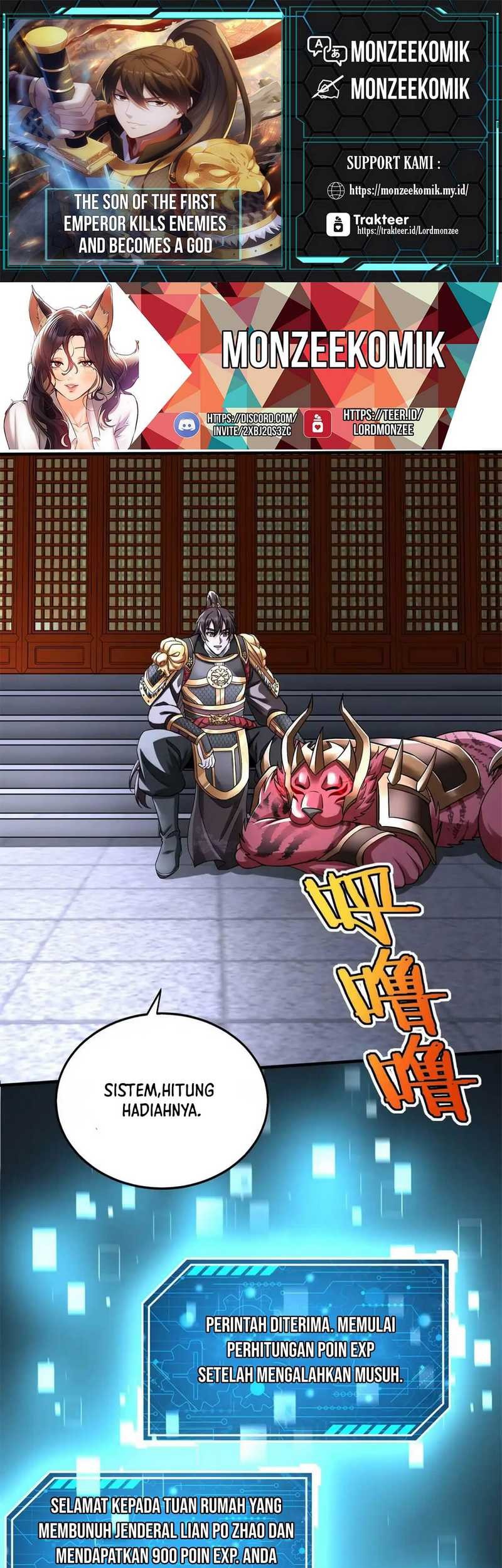 Baca Komik The Son Of The First Emperor Kills Enemies And Becomes A God Chapter 48 Gambar 1