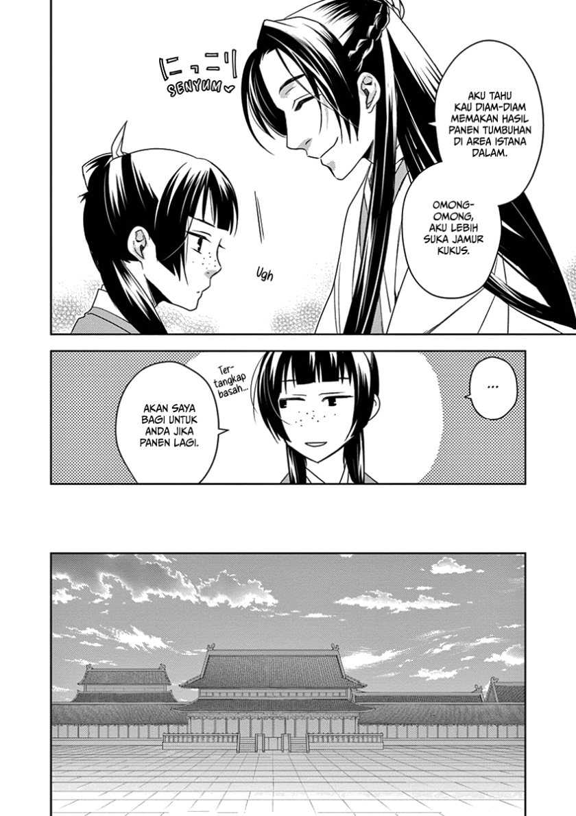 Kusuriya no Hitorigoto ~Maomao no Koukyuu Nazotoki Techou~ Chapter 04 Gambar 24