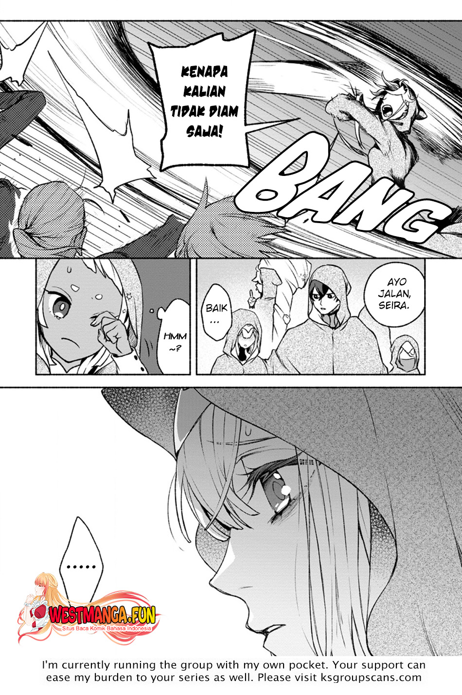 Sono Monban, Saikyou Nitsuki: Tsuihou Sareta Bougyo Ryoku 9999 no Senshi, Outo no Monban Toshite Musou Suru Chapter 28.2 Gambar 17