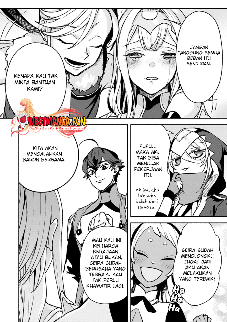 Baca  Sono Monban, Saikyou Nitsuki: Tsuihou Sareta Bougyo Ryoku 9999 no Senshi, Outo no Monban Toshite Musou Suru Chapter 28.2 Gambar 2
