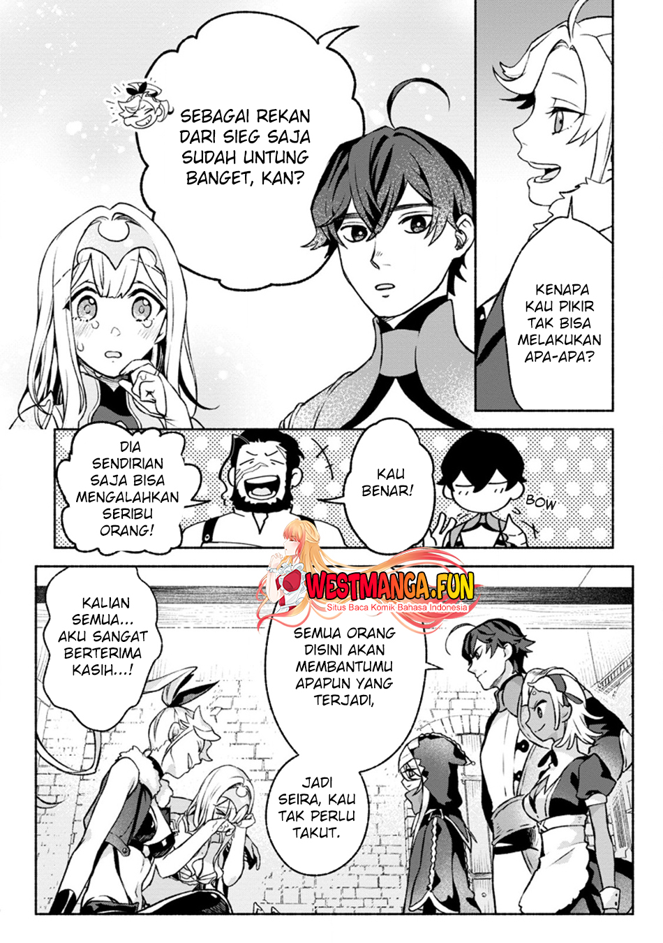 Sono Monban, Saikyou Nitsuki: Tsuihou Sareta Bougyo Ryoku 9999 no Senshi, Outo no Monban Toshite Musou Suru Chapter 28.2 Gambar 5