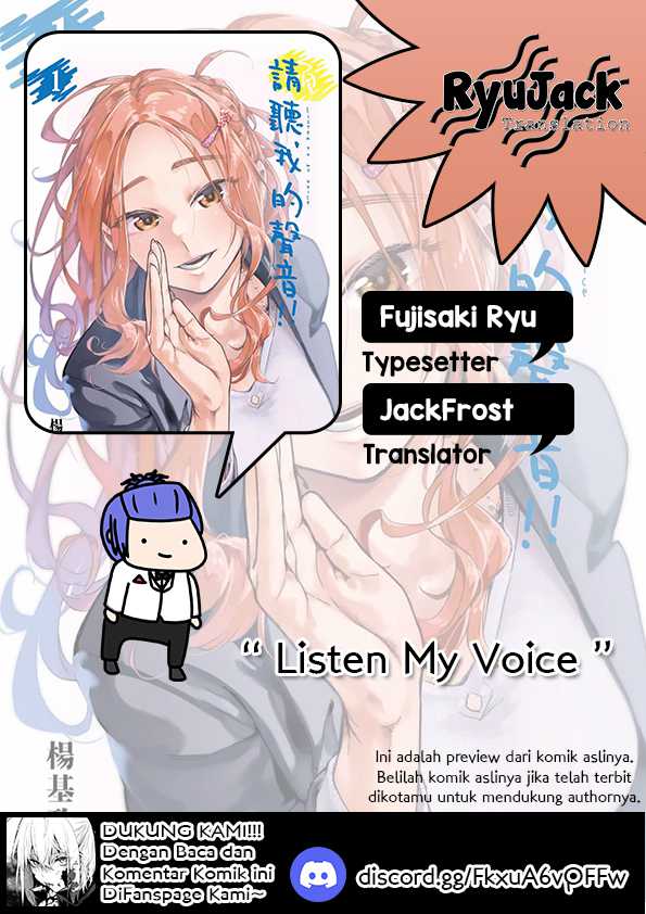 Baca Komik Listen to My Voice!! Chapter 08.5 Gambar 1