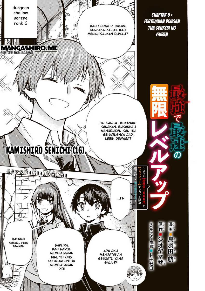 Baca Saikyou de Saisoku no Mugen Level Up Chapter 05 Gambar 2