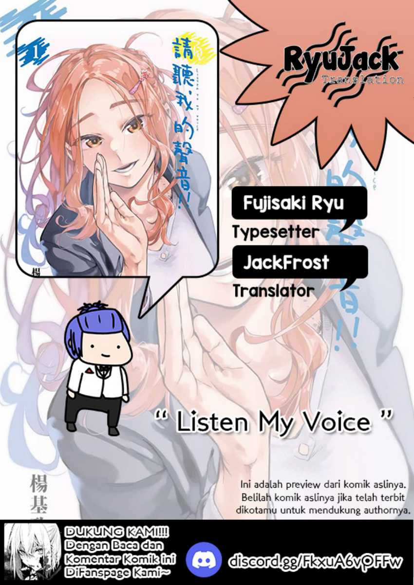 Baca Komik Listen to My Voice!! Chapter 09 Gambar 1