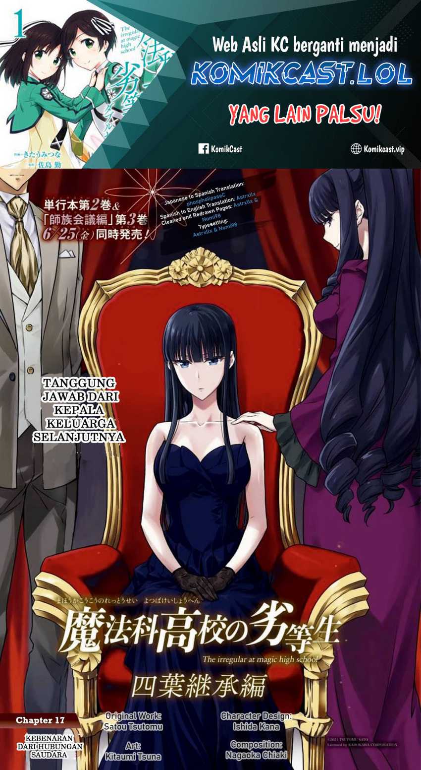Baca Mahouka Koukou no Rettousei – Yotsuba Keishou-hen Chapter 17 Gambar 2