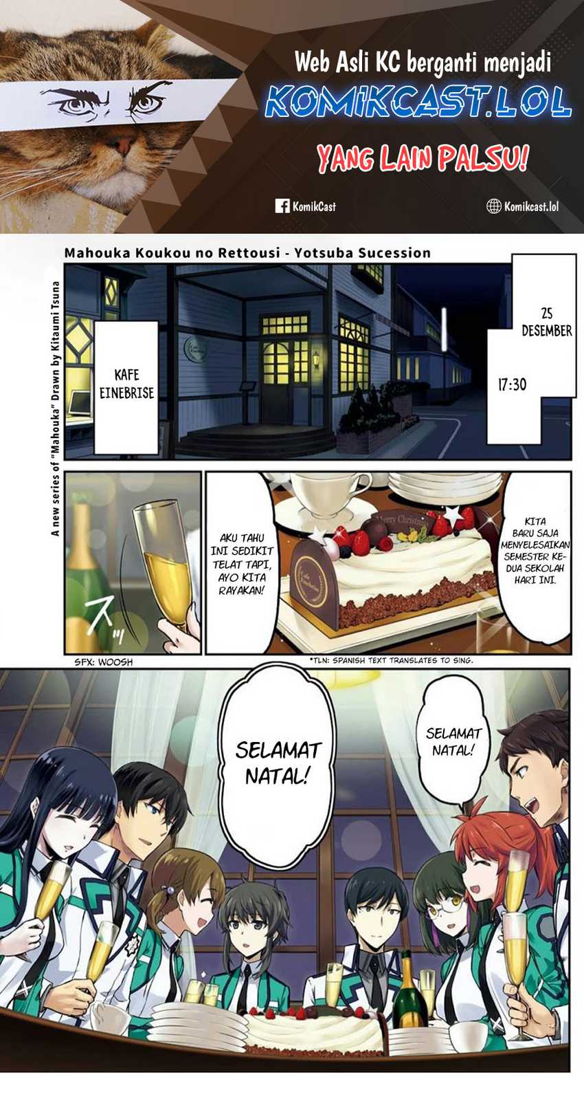 Baca  Mahouka Koukou no Rettousei – Yotsuba Keishou-hen Chapter 01 Gambar 2