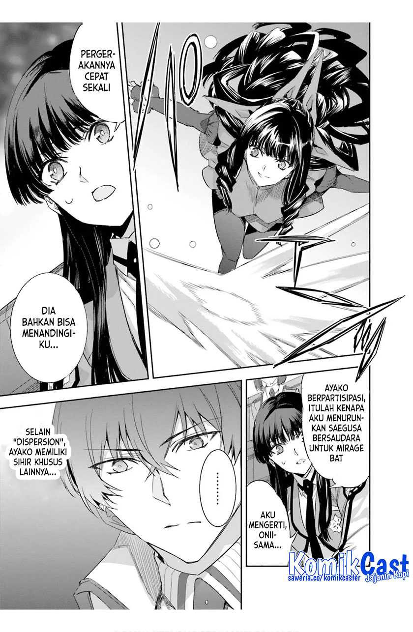 Mahouka Koukou no Rettousei – Steeplechase-hen Chapter 16 Gambar 24