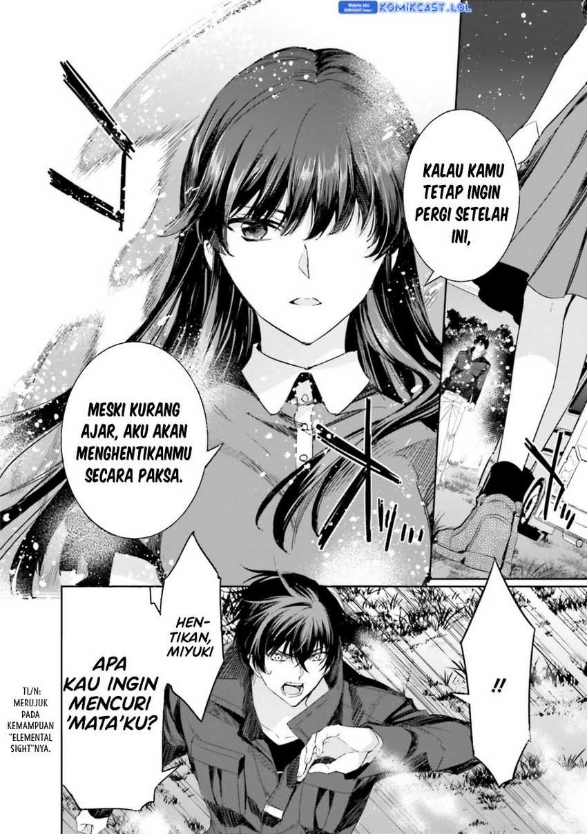 Mahouka Koukou no Rettousei – Steeplechase-hen Chapter 15 Gambar 11