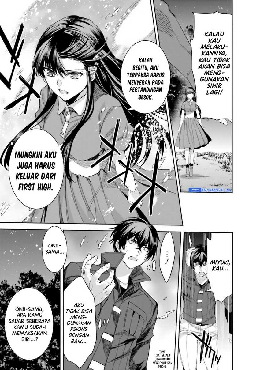 Mahouka Koukou no Rettousei – Steeplechase-hen Chapter 15 Gambar 12