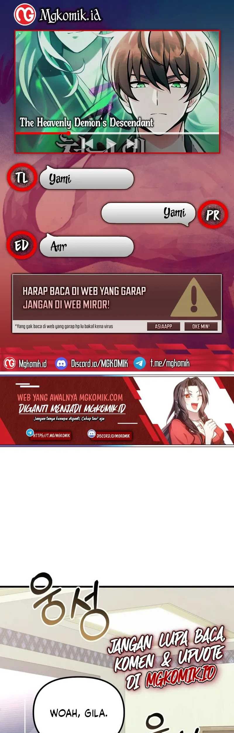 Baca Komik The Heavenly Demon’s Descendant Chapter 29 Gambar 1