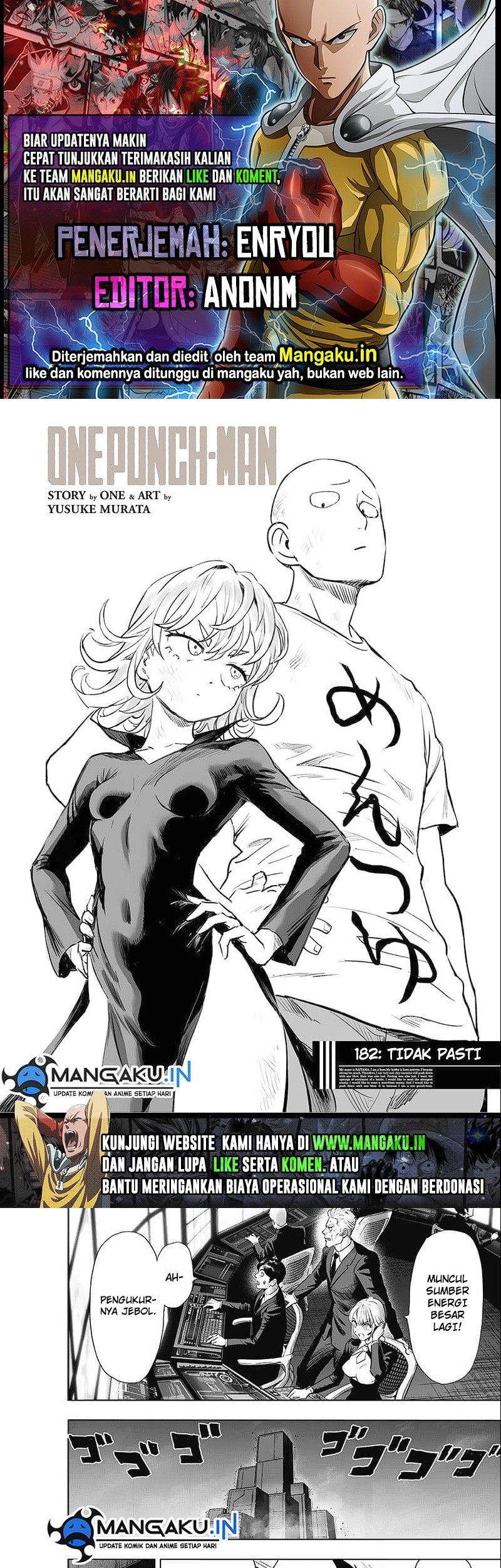 Baca Komik One Punch Man Chapter 232 Gambar 1
