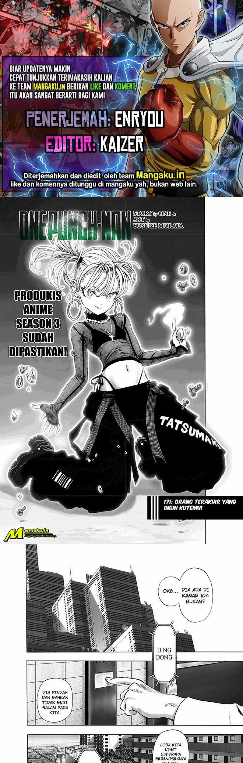 Baca Komik One Punch Man Chapter 221 Gambar 1