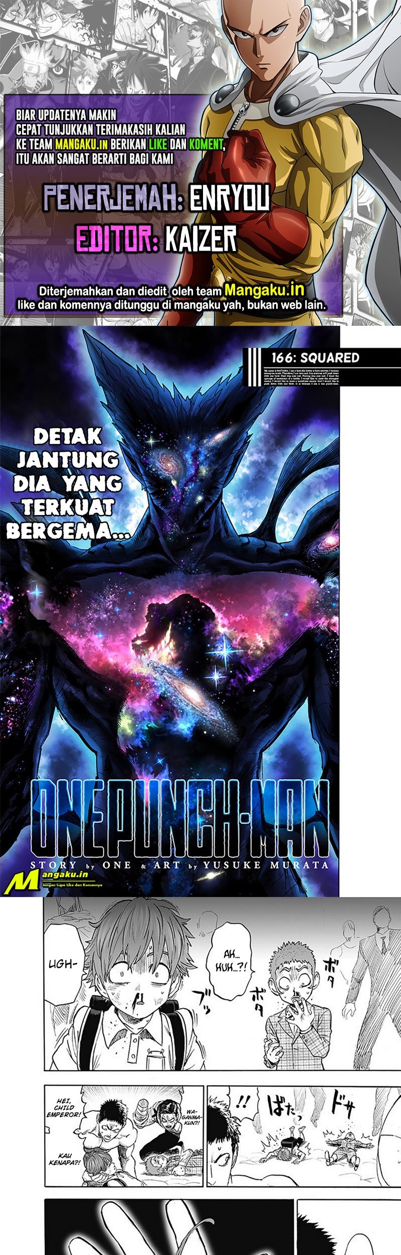 Baca Komik One Punch Man Chapter 216.1 Gambar 1