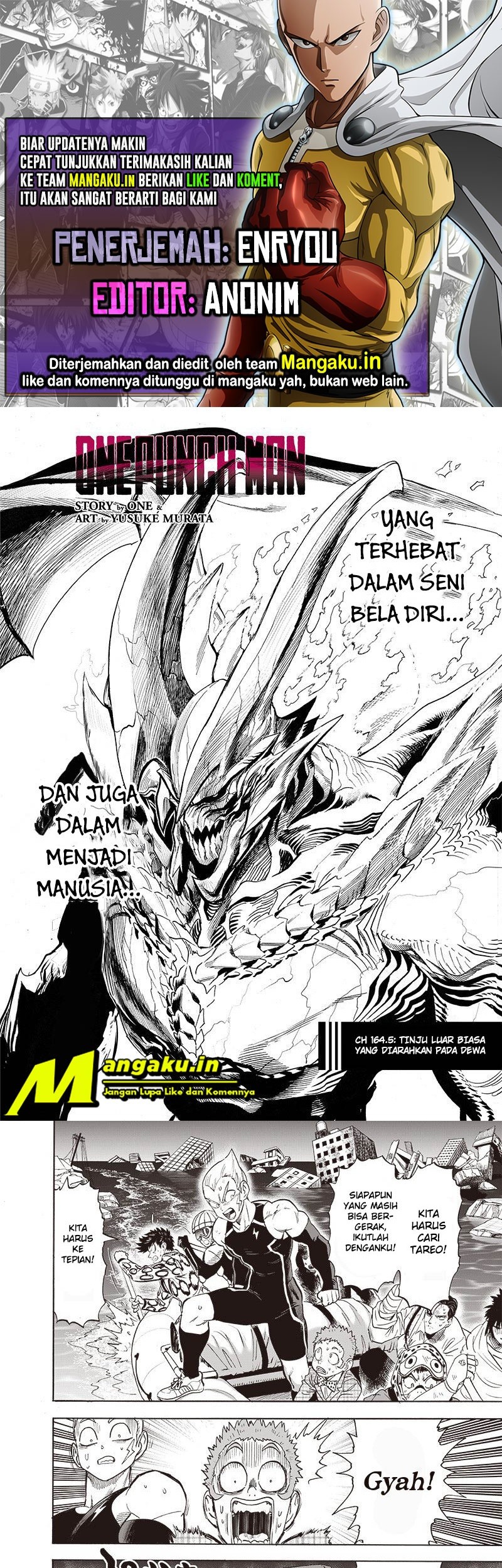 Baca Komik One Punch Man Chapter 214.5 Gambar 1