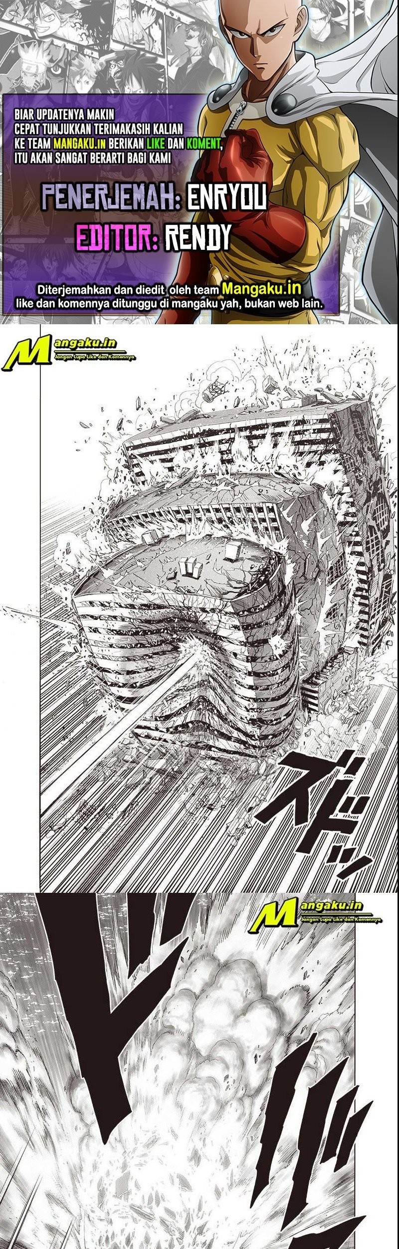 Baca Komik One Punch Man Chapter 213.2 Gambar 1
