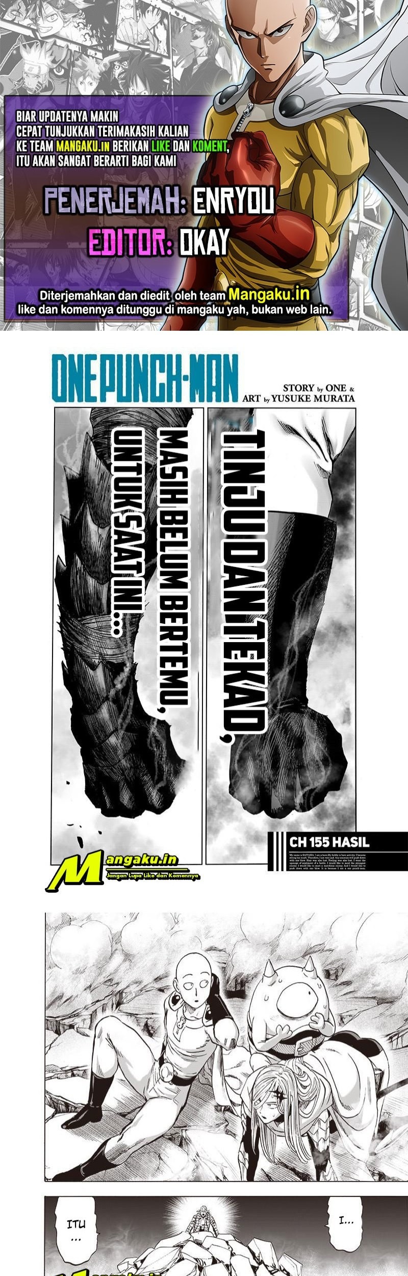 Baca Komik One Punch Man Chapter 205.1 Gambar 1