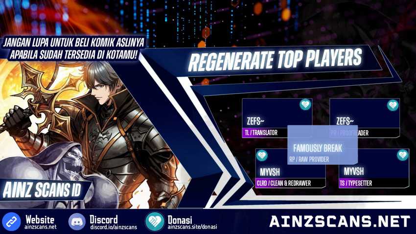 Baca Komik Regenerate Top Players Chapter 08 Gambar 1