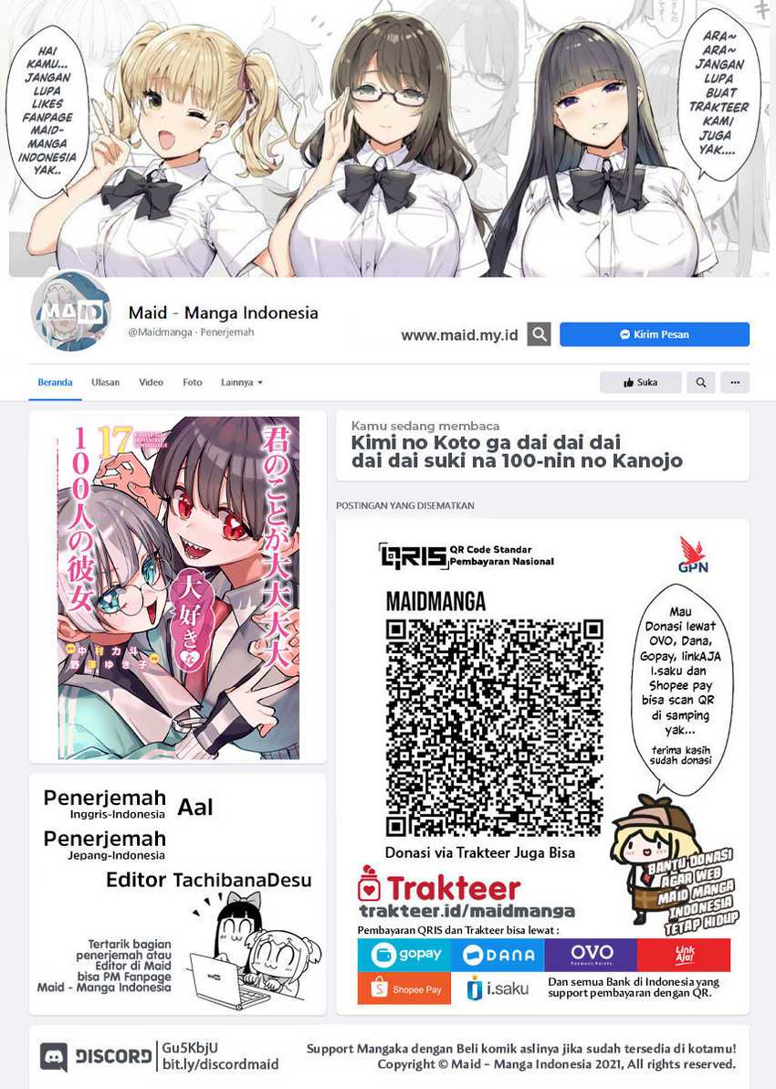 Baca Kimi no Koto ga Dai Dai Dai Dai Daisuki na 100-ri no Kanojo Chapter 118 Gambar 2