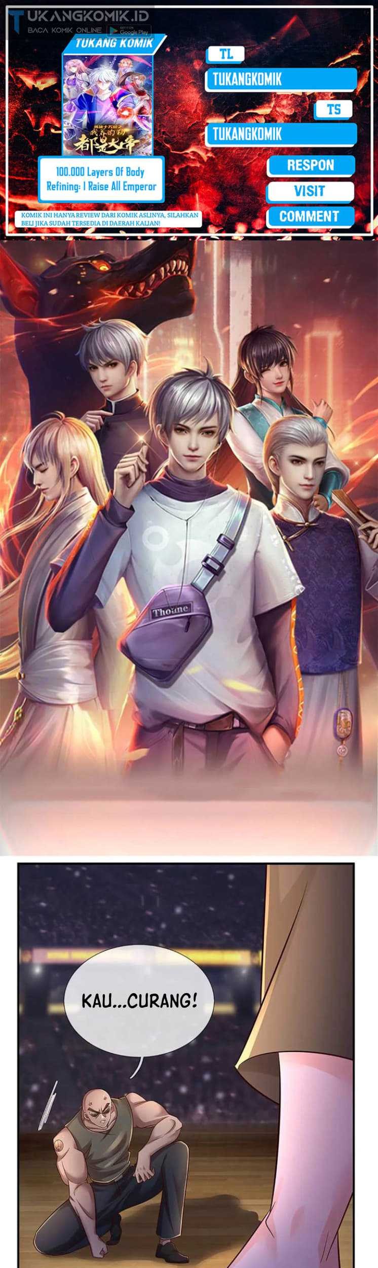 Baca Komik 100.000 Layers Of Body Refining: I Raise All Emperor Chapter 222 Gambar 1
