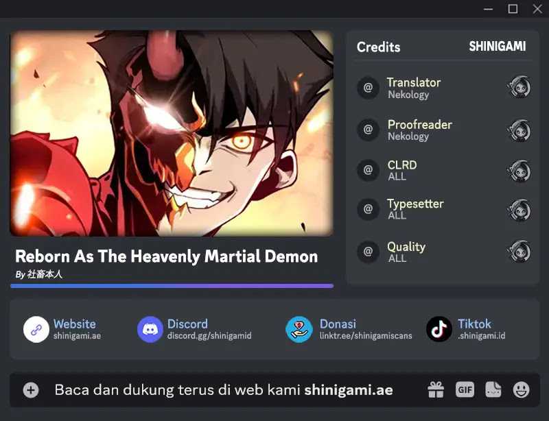Baca Komik Reborn as a Heavenly Martial Demon Chapter 12 Gambar 1
