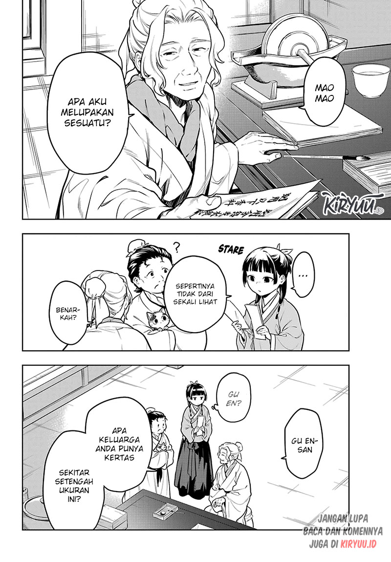 Kusuriya no Hitorigoto Chapter 70 Gambar 7
