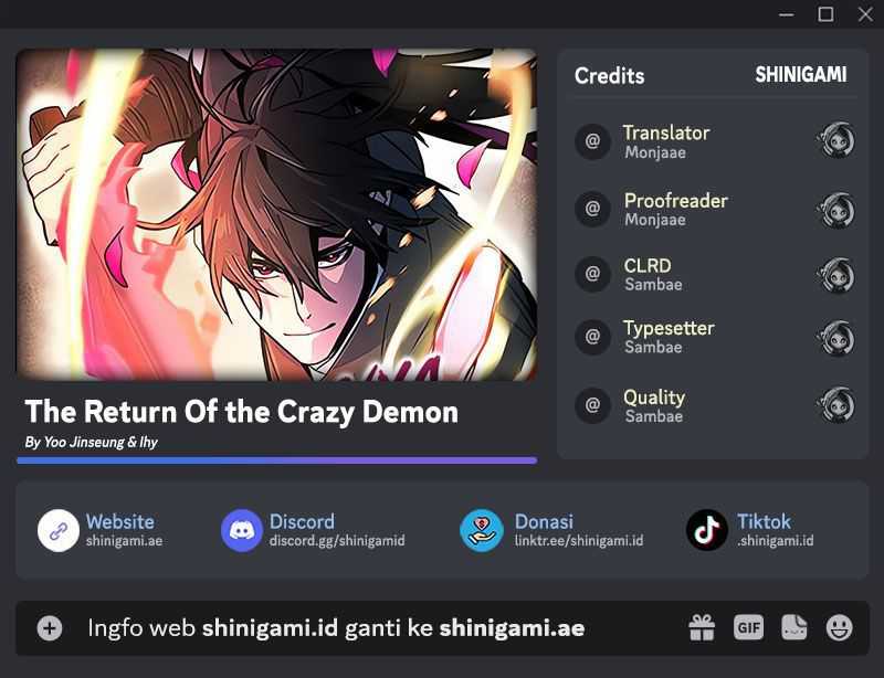 Baca Komik Return of the Mad Demon Chapter 118 Gambar 1