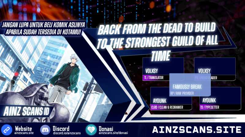 Baca Komik Back From The Dead To Build To The Strongest Guild Of All Time Chapter 01 Gambar 1
