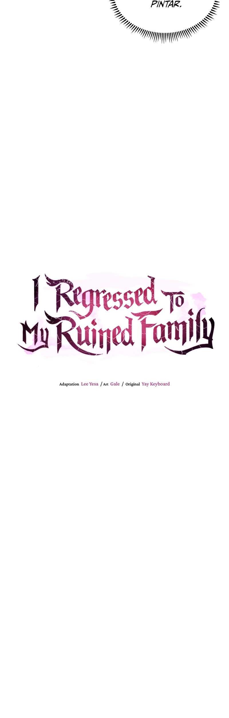 I Regressed to My Ruined Family Chapter 83 Gambar 20