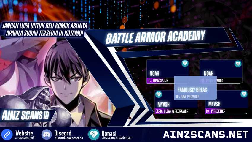 Baca Komik Battle Armor Academy Chapter 06 Gambar 1