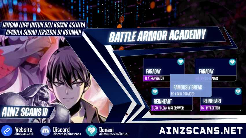 Baca Komik Battle Armor Academy Chapter 02 Gambar 1