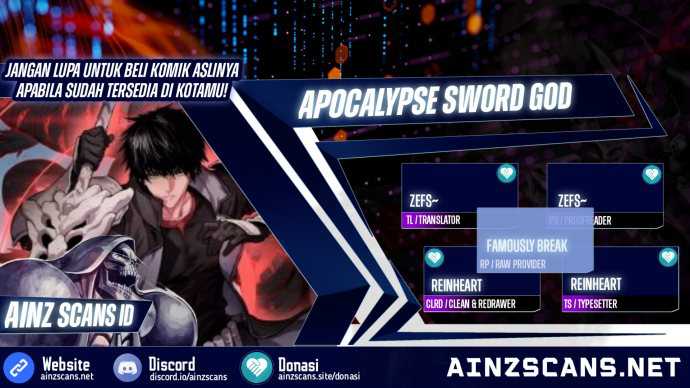 Baca Komik Apocalypse Sword God Chapter 01 Gambar 1