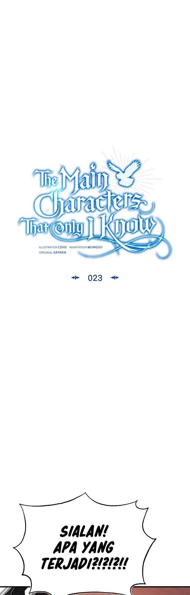 The Main Characters That Only I Know Chapter 23 Gambar 21