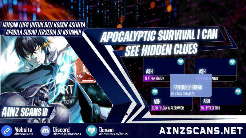 Baca Komik Surviving in the Apocalypse: I Can See Hidden Clues Chapter 16 Gambar 1