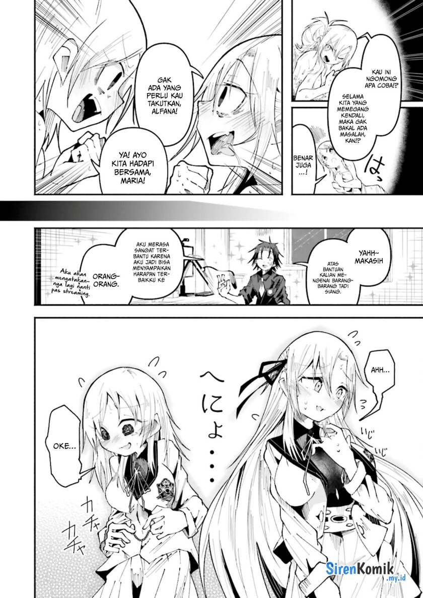Isekai de Haishin Katsudou wo Shitara Tairyou no Yandere Shinja wo Umidashite Shimatta Ken Chapter 28 Gambar 7