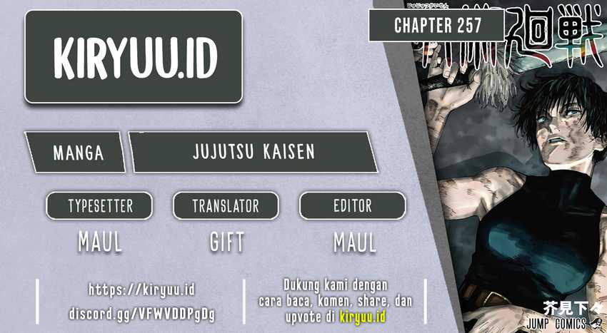 Baca Komik Jujutsu Kaisen Chapter 257 Gambar 1