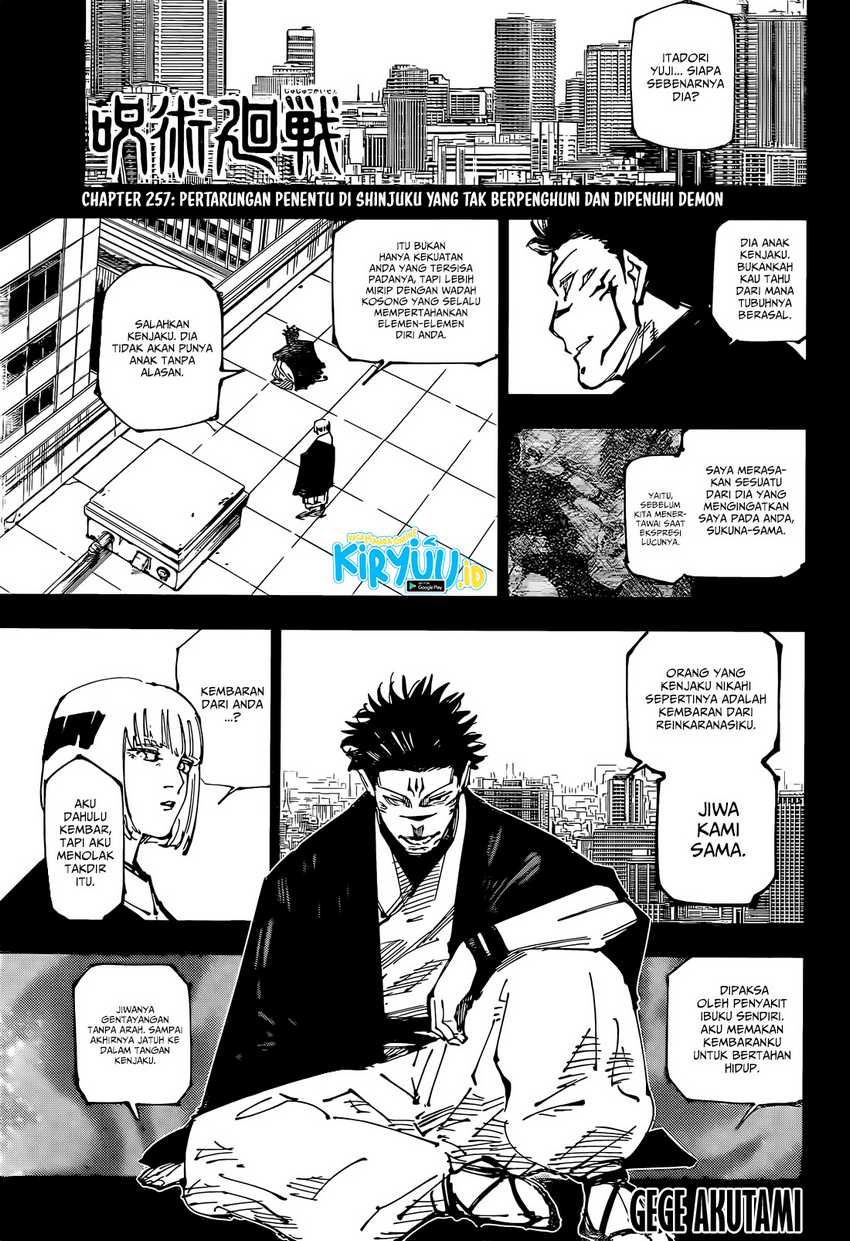 Baca Jujutsu Kaisen Chapter 257 Gambar 2