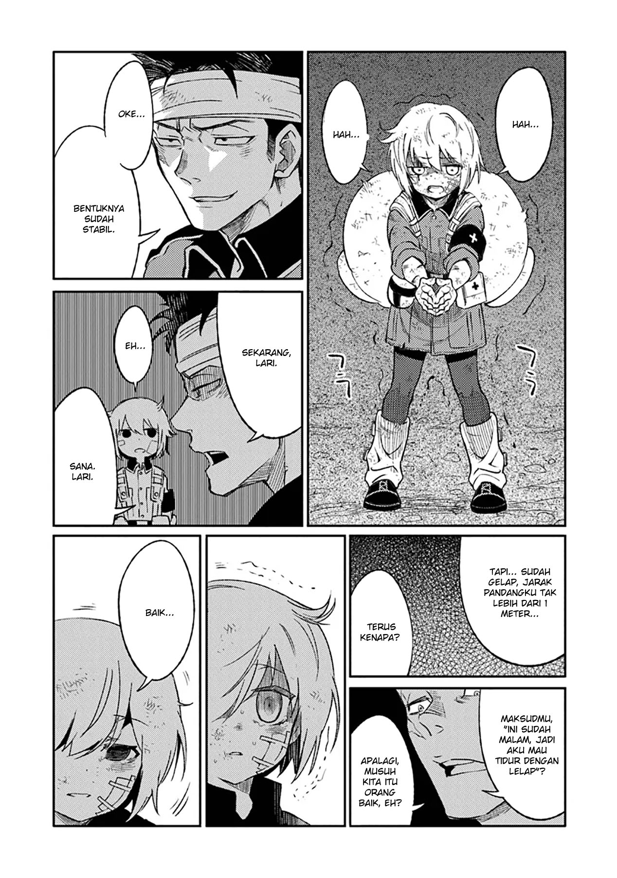 TS Eiseihei-san no Senjou Nikki Chapter 08 Gambar 11