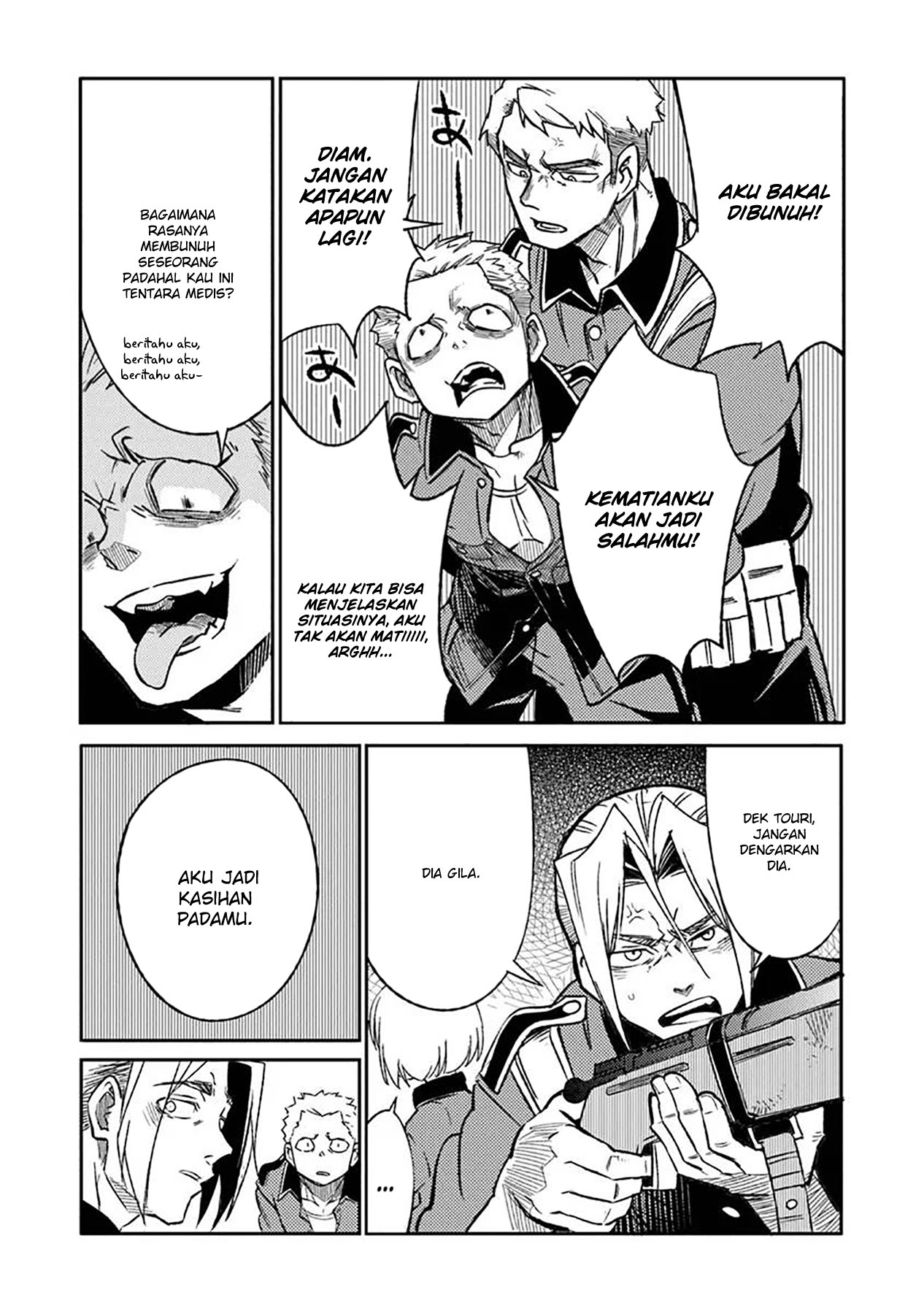 TS Eiseihei-san no Senjou Nikki Chapter 08 Gambar 28