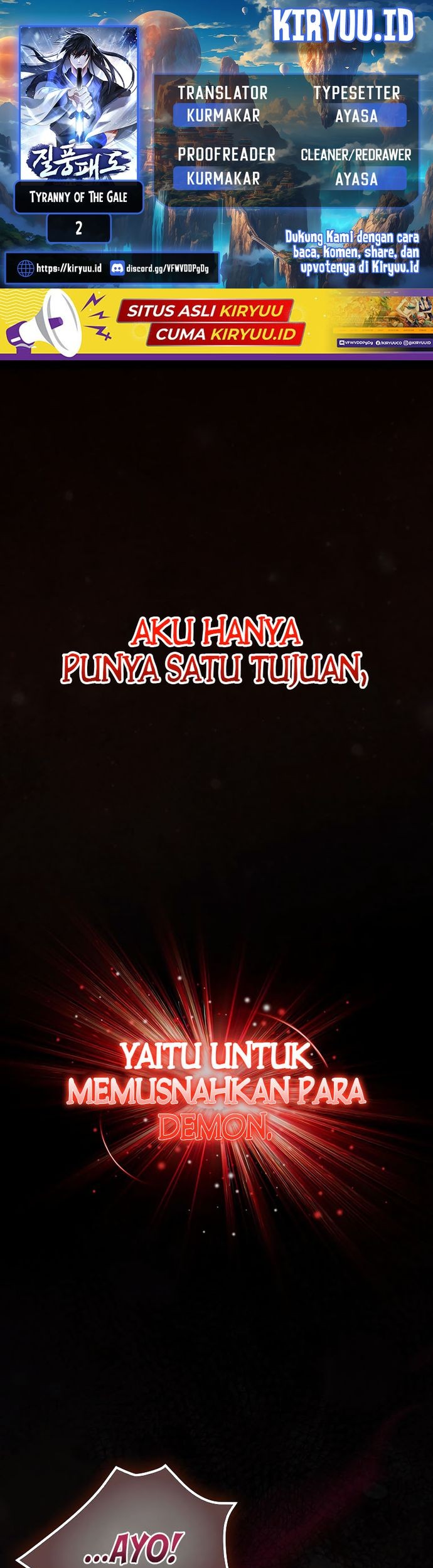 Baca Komik Tyranny of the Gale Chapter 02 Gambar 1