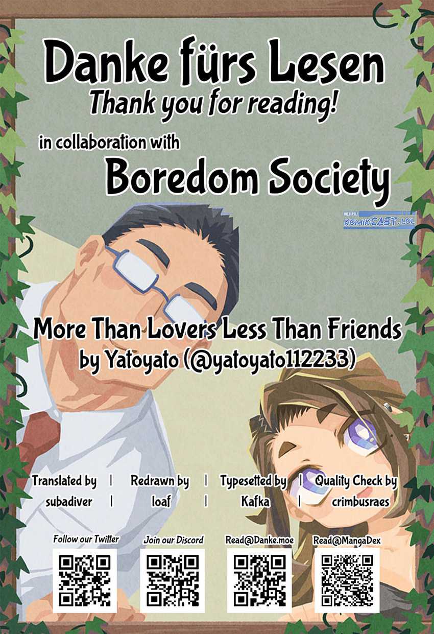 More Than Lovers Less Than Friends Chapter 21 Gambar 20