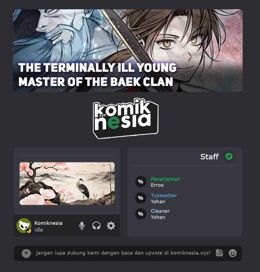 Baca Komik The Terminally Ill Young Master of the Baek Clan Chapter 39 Gambar 1
