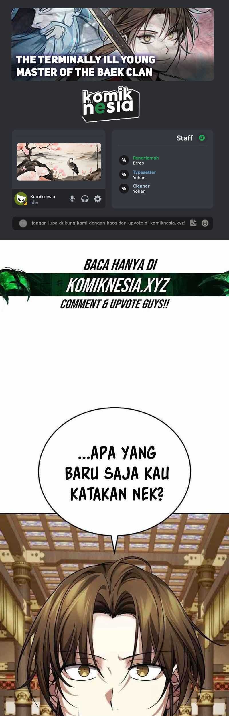 Baca Komik The Terminally Ill Young Master of the Baek Clan Chapter 33 Gambar 1