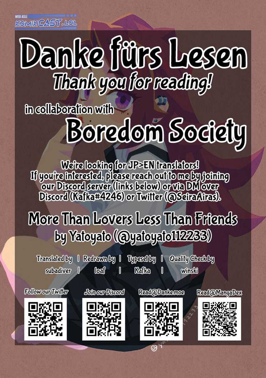 More Than Lovers Less Than Friends Chapter 28 Gambar 17