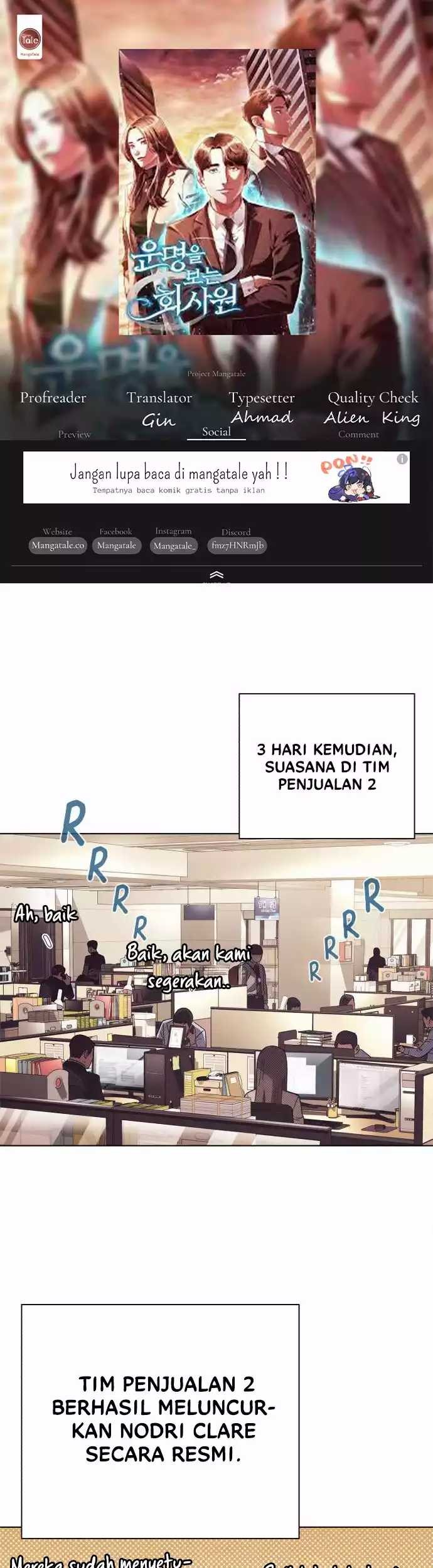 Baca Komik Office Worker Who Sees Fate Chapter 25 Gambar 1
