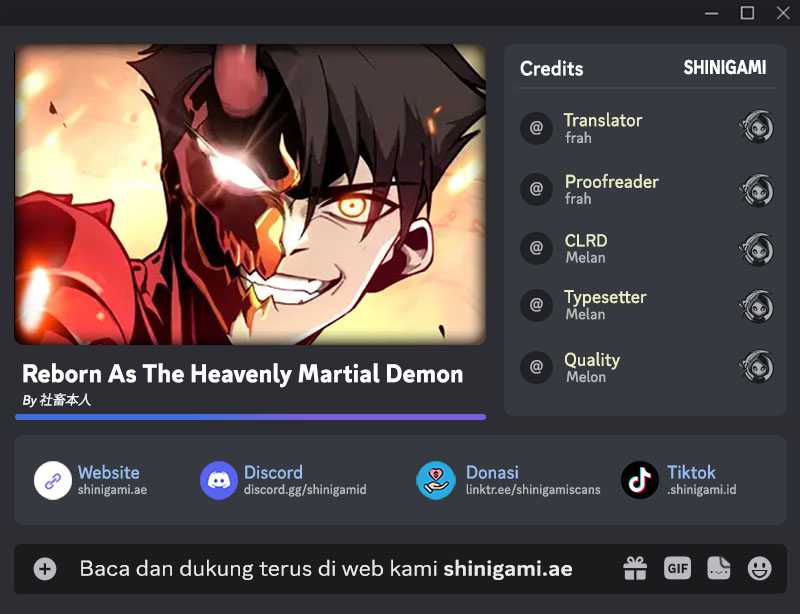 Baca Komik Reborn as a Heavenly Martial Demon Chapter 14 Gambar 1
