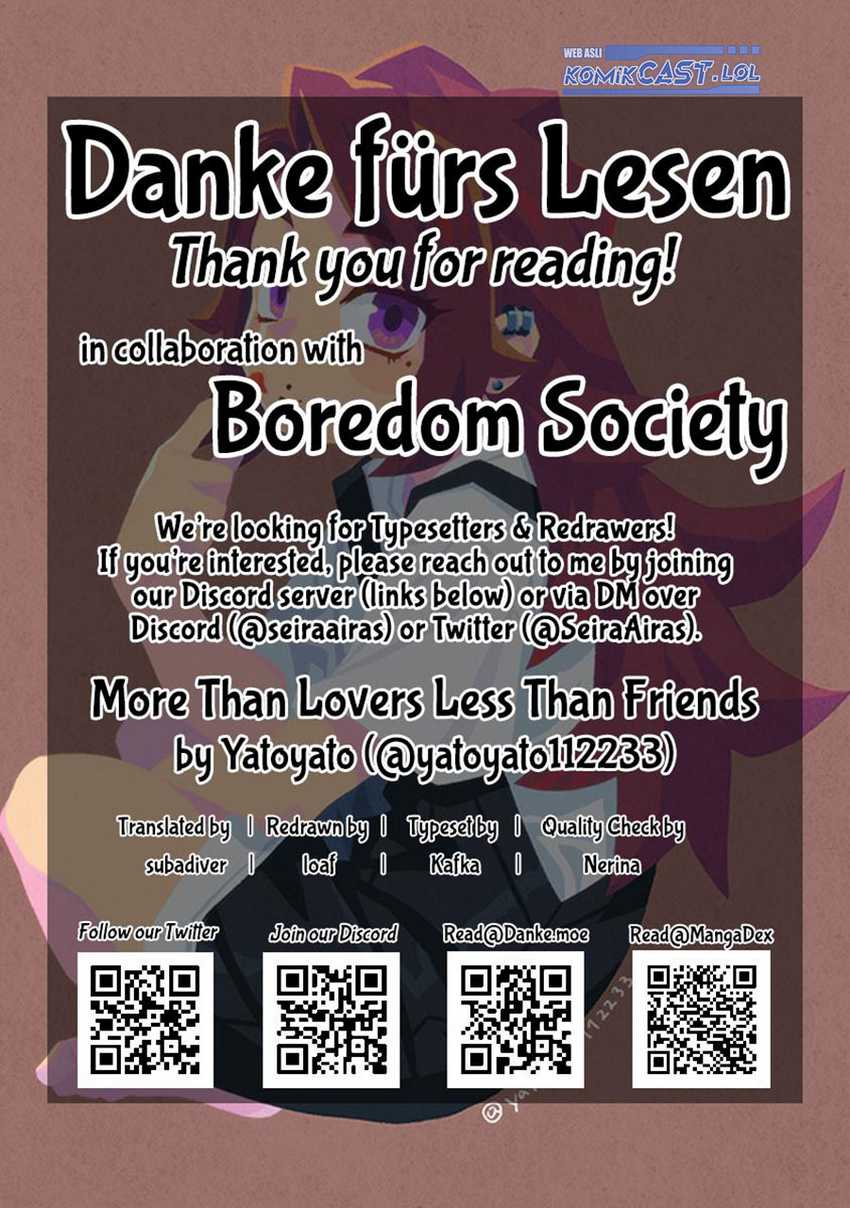 More Than Lovers Less Than Friends Chapter 33 Gambar 18