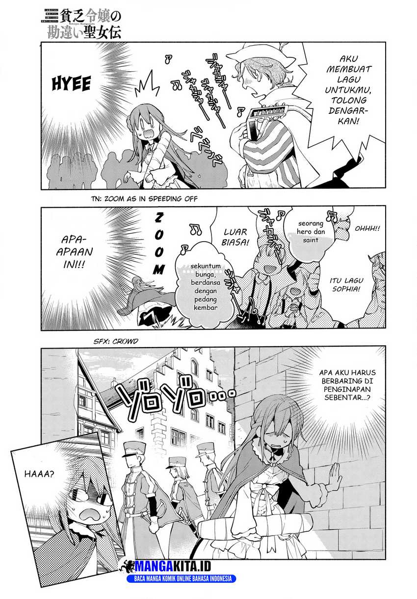 Binbou Reijou no Kanchigai Seijo Den Chapter 06 Gambar 5
