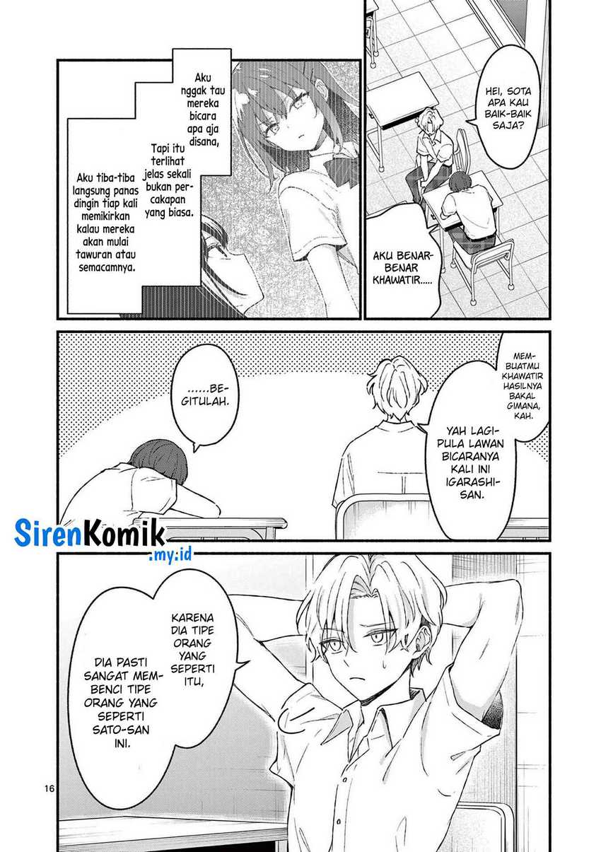 Shiotaiou no Sato-san ga Ore ni dake Amai Chapter 48 Gambar 17