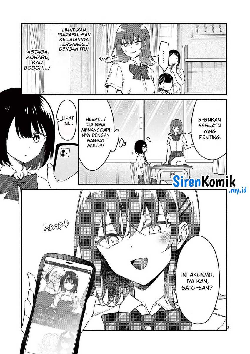 Shiotaiou no Sato-san ga Ore ni dake Amai Chapter 48 Gambar 4