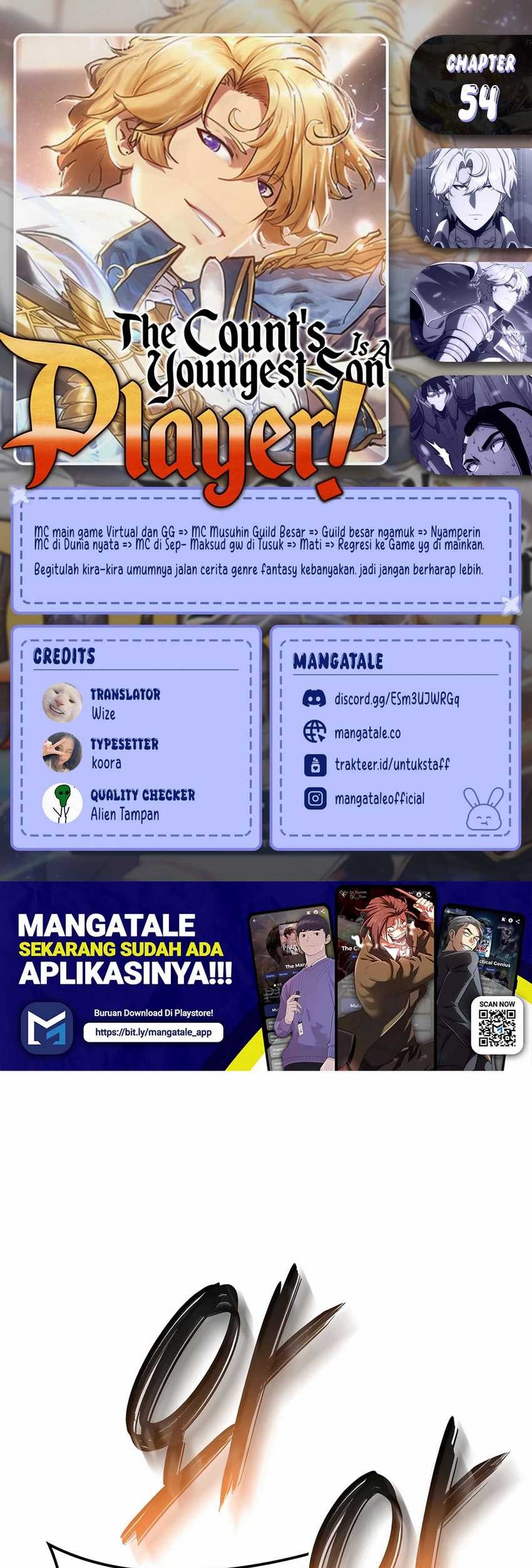 Baca Komik The Count’s Youngest Son Is A Player! Chapter 54 Gambar 1